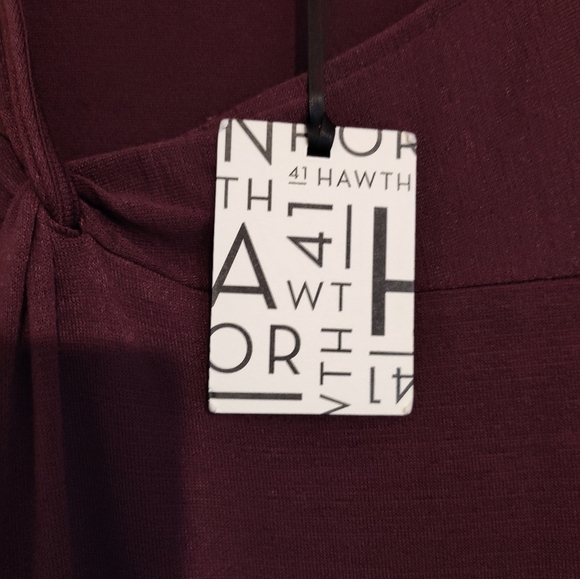 41 Hawthorne Purple Asymmetrical Tank Top NWT - Picture 4 of 6